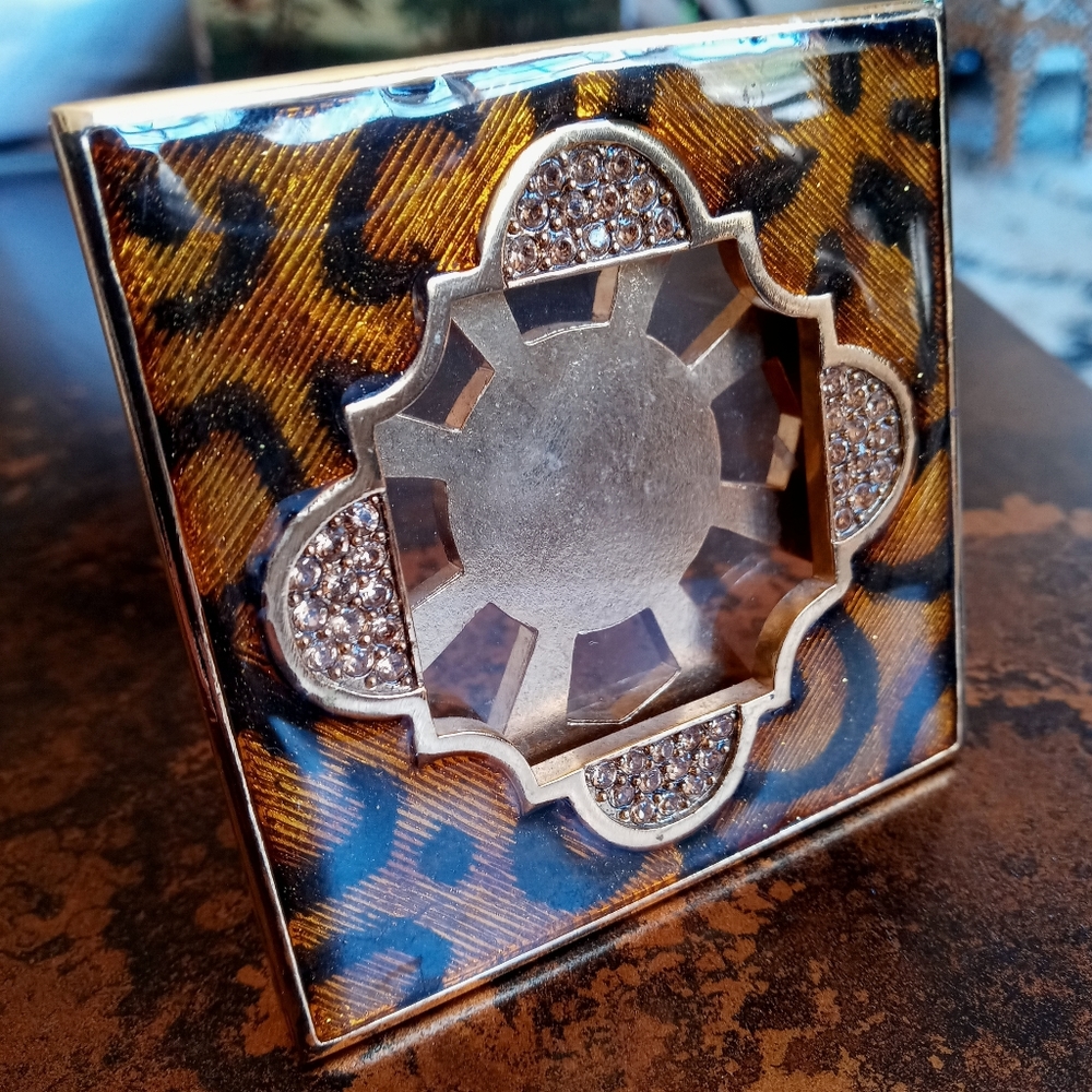 Jay Strongwater enamel jeweled frame